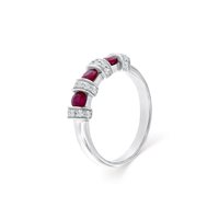 Anello Roman Gioielli Donna LEGAMI in Oro bianco Rubino 0.54 Ct R432A622N14322 - R432A622N14322